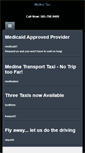 Mobile Screenshot of medinatransporttaxi.com