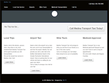 Tablet Screenshot of medinatransporttaxi.com